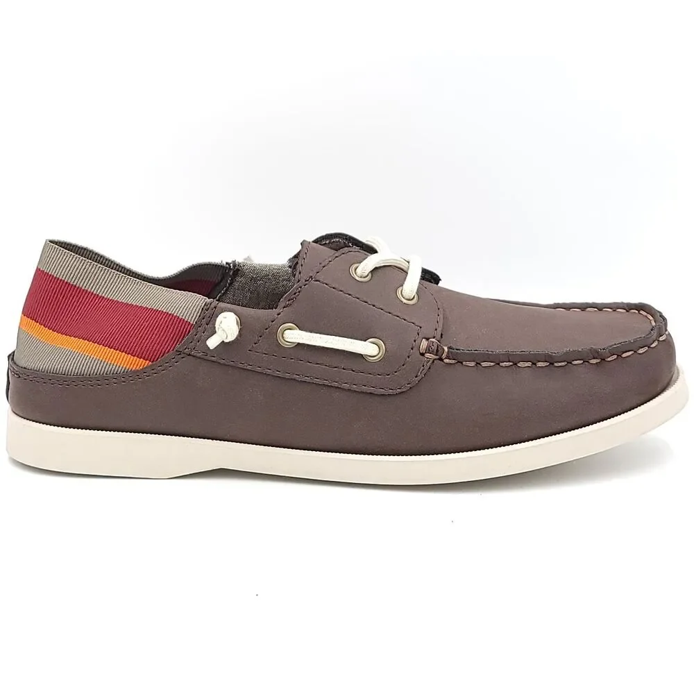 Weatherproof Vintage Men Convertible Boat Shoes Bobby US 8M Brown